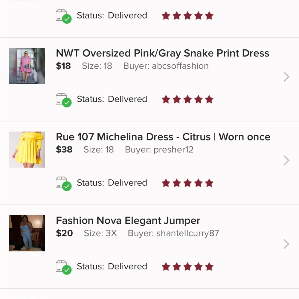 5 Star Seller  ⭐️⭐️⭐️⭐️⭐️